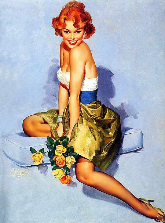 classic pin up drawings